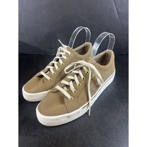 Keds Jump Kick‎ Duo Brown Vegan Soft Buck Platform Sneakers WH65190 Size 10